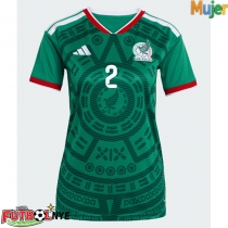 Camiseta México Jorge Sanchez #2 Primera Equipación para mujer Mundial 2026 manga corta